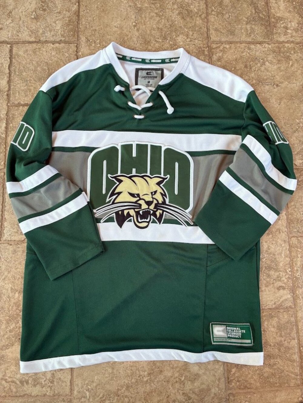 Ohio University Bobcats Hockey Jersey Colosseum Size M